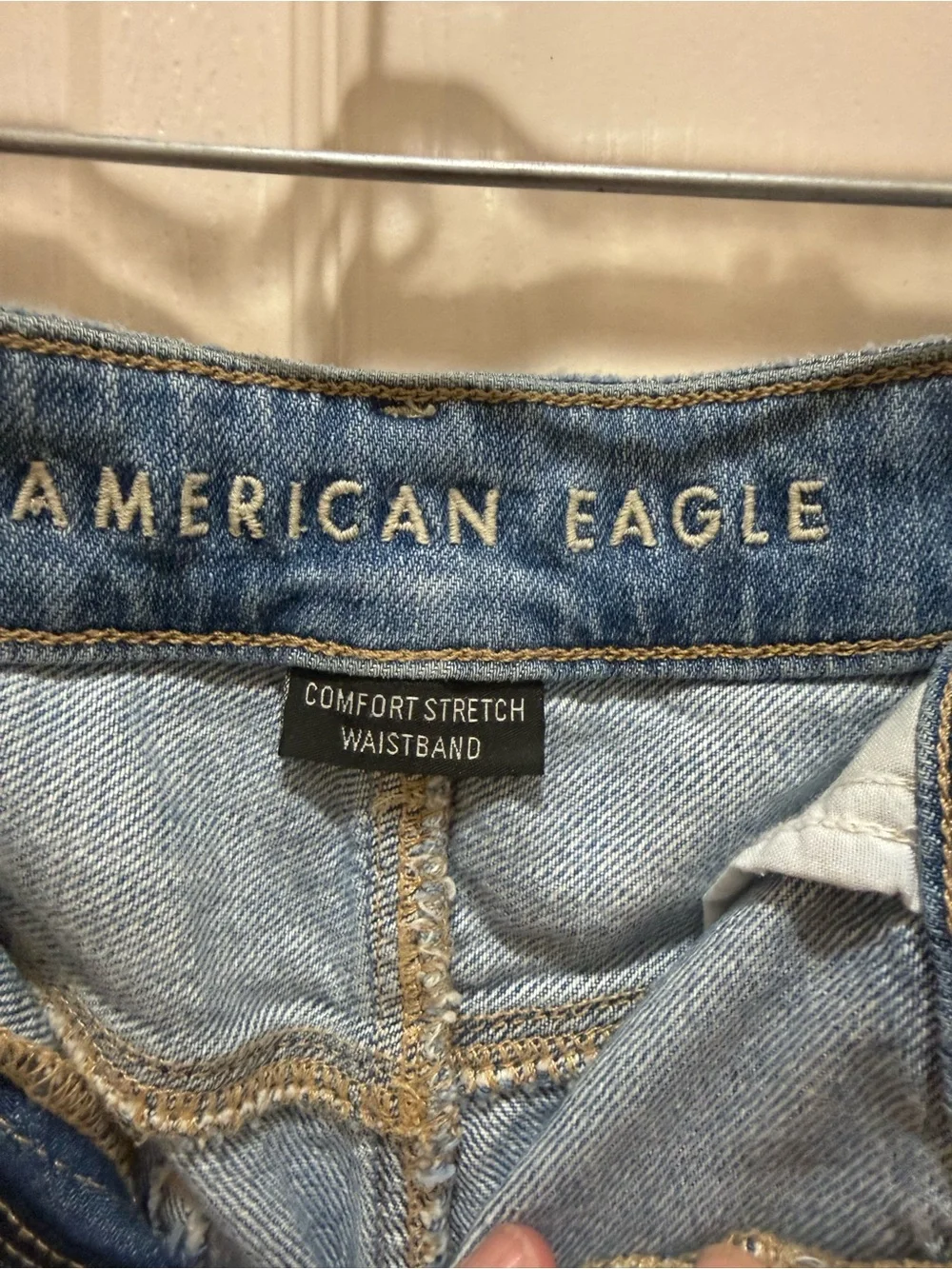 American Eagle Medium Blue Denim Skort Size 4